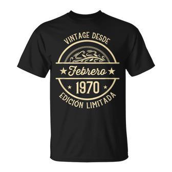 Cumpleaños Hombre Regalosintage Desde Febrero 1970 Camiseta unisex - Regaloses