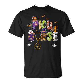 Cute Halloween Picu Nurse Boo Boo Crew Ghost Spooky Team T-Shirt | Seseable UK