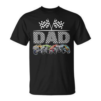 Dad Retro Monster Truck Family Birthday Matching T-Shirt | Seseable UK