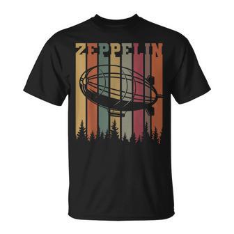 Dirigible Zeppelinintage Années 80 Dirigeable Rétro Pour Homme Et T-Shirt - Cadeauxyz
