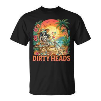 Dirty Heads Skeleton Retro Summer Vacation T-Shirt | Seseable UK