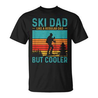 Divertido Esquí Papá Esquí Aventura Deportes De Invierno Amantes Hombres Camiseta unisex - Regaloses