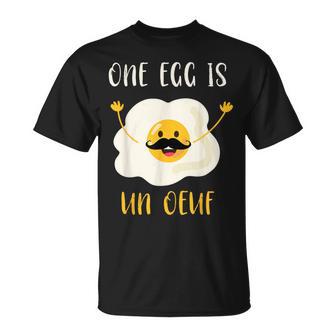 Divertido Huevo Francés Broma Yema De Huevo Camiseta unisex - Regaloses