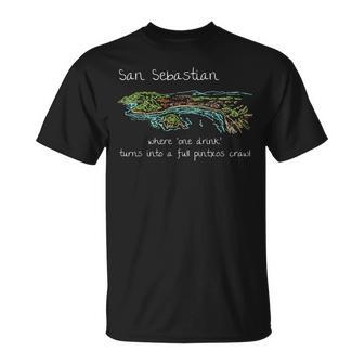 Divertido Recuerdo Deanebastián España Regalo Artístico Dibujado A Mano Camiseta unisex - Regaloses