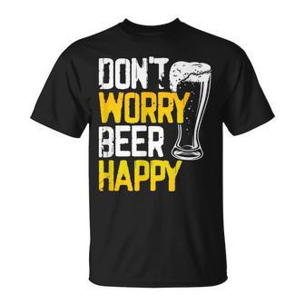 Don't Worry Beer Happy Maglietta - Novitaregali