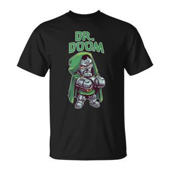 Dr Doom Juego Amante Regalo In Mangas Camiseta unisex - Regaloses