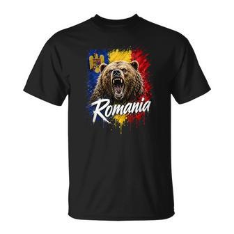 Drapeau De La Roumanie Roumain Drapeau De La Roumanie Pour Homme T-Shirt - Cadeauxyz