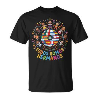 Drapeau Du Mois Du Patrimoine Hispanique Latino Pride Hispano T-Shirt - Cadeauxyz