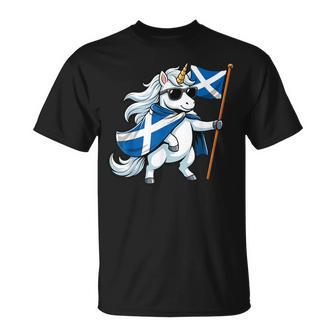 Drapeau Écossais Licorne Pour Hommes S Enfants T-Shirt - Cadeauxyz