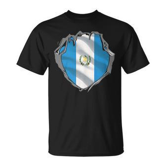 Drapeau Guatemala Cœur Guatemala T-Shirt - Cadeauxyz