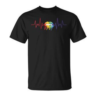 Drapeau Lgbtq Gay Pride Mois Arc-En-Ciel Avec Lèvres Lgbt T-Shirt - Cadeauxyz
