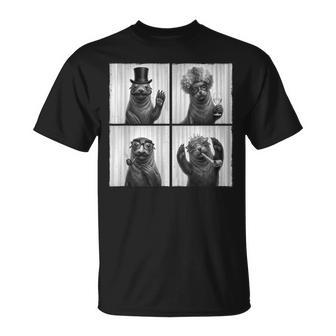 Drôle Photomaton Fête Costume Phoque T-Shirt - Cadeauxyz