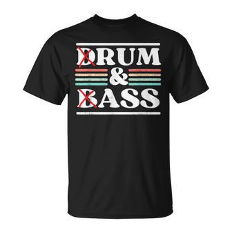 Drum & Bass Rum & Ass Retrointageibes Team Camiseta unisex - Regaloses