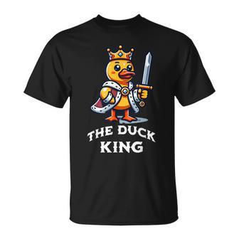 Duck King Cita Divertida Para Amantes Del Pato De Goma Camiseta unisex - Regaloses