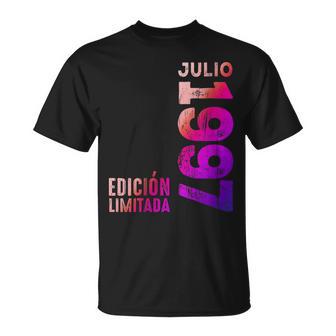 Edición Limitada Julio 1997 Retro 1997 Año 1997Intage 1997 Cuello Camiseta unisex - Regaloses