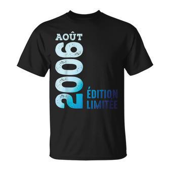 Édition Limitée 2006 Août 2006 Rétro Année 2006Intage T-Shirt - Cadeauxyz