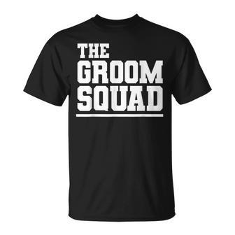 El Escuadrón Del Novio Celebraciones De La Boda De Despedida Deoltero Camiseta unisex - Regaloses