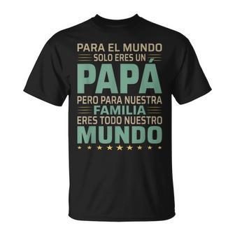 El Mejor Papa Del Mundo Divertido Regalo Día Del Padre Camiseta unisex - Regaloses
