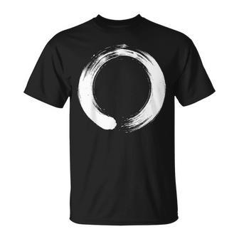 Enso Circle Bouddhisme Japonais Méditation Zen Cercle Yoga T-Shirt - Cadeauxyz