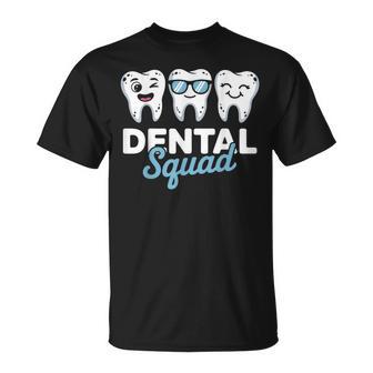 Equipo Dentalquad Equipo Dentista Higienista Tripulación Camiseta unisex - Regaloses