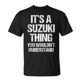 Es Una Cosa Deuzuki No Lo Entenderías uzuki In Mangas Camiseta unisex - Regaloses