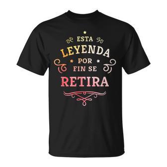Esta Leyenda Por Fine Retira Divertido Diseño Jubilación Camiseta unisex - Regaloses