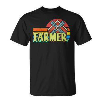 Estilo Retro Granjero Con Orgullo Rural Molino Camiseta unisex - Regaloses