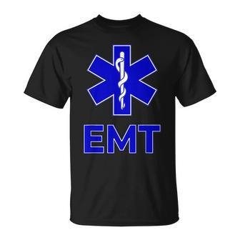 Estrella De Laida Emt Ems Emergencia Técnica Deervicios Médicos Camiseta unisex - Regaloses