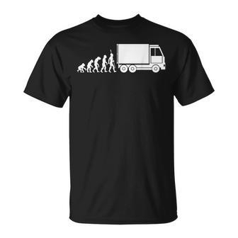 Evoluzione Camionista Camion Maglietta - Novitaregali