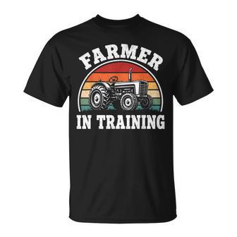 Farmer In Training Boys Girls Kids Tractor Farming T-Shirt | Seseable UK