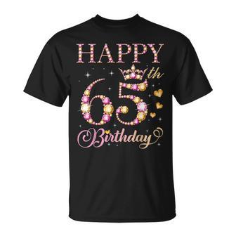 Feliz Cumpleaños 65 Años 65 Años Hombres Es Fiesta De Cumpleaños Camiseta unisex - Regaloses