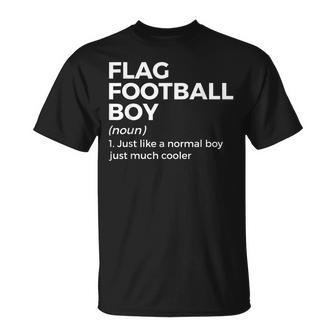 Flag Football Boy Camiseta unisex - Regaloses