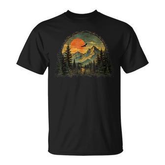Forest Vintage Nature Wildlife Outdoor T-Shirt | Seseable UK