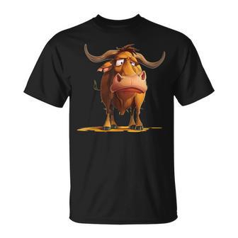 Bullock Outfit Divertido Disfraz De Toro Gruñón Para Adultos Y Niños -Niños Manga Corta Negro Talla Camiseta unisex - Regaloses