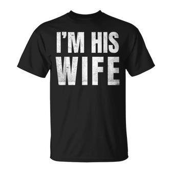 Couple Costume I'm His Wife T-Shirt | Seseable UK