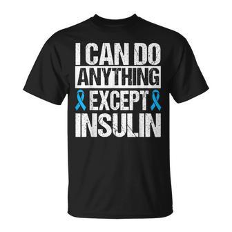 Diabeticupport Diabetes Concientización T1d Warrior Camiseta unisex - Regaloses