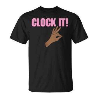 Women's And Men's Clock It T-Shirt - Thegiftio UK