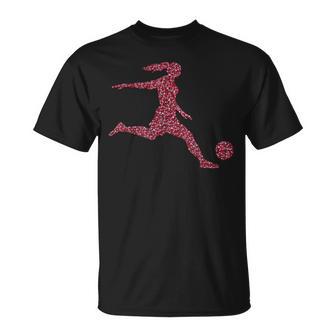 Fußball Mädchen Fussball Fußballerin Damen T-Shirt - Geschenkecke
