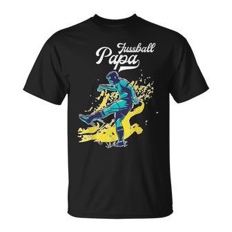 Fussballer Fussball Papaateratertag Geburtstag Fußball T-Shirt - Geschenkecke