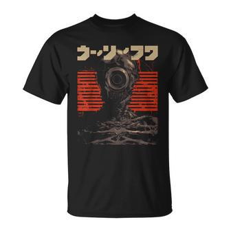 Futuristic Techwear Japanese Cyberpunk Harajuku Horror Punk Camiseta unisex - Regaloses