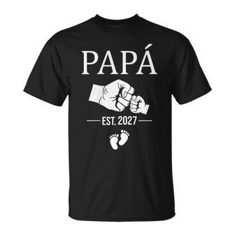 Futuro Papá 2027Oy Aer Papá Anuncio De Embarazo 2027 Camiseta unisex - Regaloses