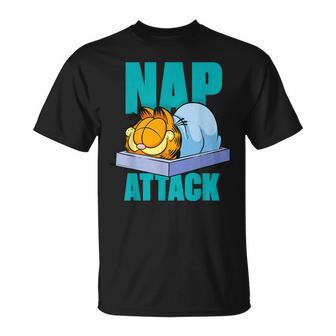 Garfield Nap Timeleepy Tired Cat Années 80 Et 90 Dessin Animé Classique T-Shirt - Cadeauxyz