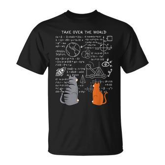 Gatos Divertidos Que Planean Apoderarse Del Mundo Humor Divertido Camiseta unisex - Regaloses