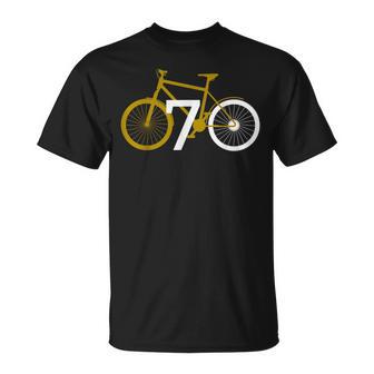 Geburtstag 70 Jahrgang 1949 Mit Fahrrad T-Shirt - Geschenkecke