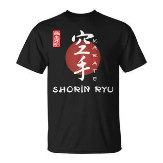 Grupo De Caligrafía Japonesahorin Ryu Karate Y Artes Marciales Camiseta unisex - Regaloses