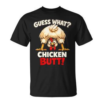 Guess What Chicken Butt Chicken Kids T-Shirt | Seseable UK
