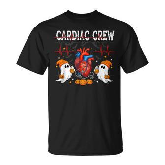Halloween Heart Nurse Anatomical Heart Ghosts T-Shirt | Seseable UK