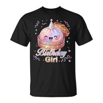 Happy Birthday Girl Kawaii Dumpling Anime Birthday Party T-Shirt - Thegiftio UK