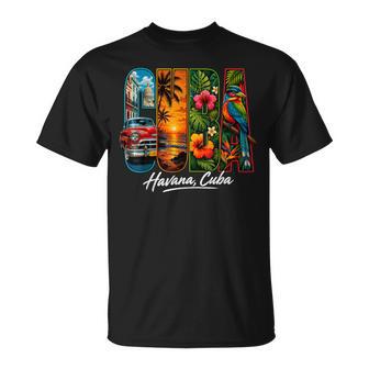 Havana Cuba Racines Cubaines T-Shirt - Cadeauxyz