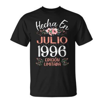 Hecha En Julio 1996 Regalo 30 Años Cumpleaños Camiseta unisex - Regaloses